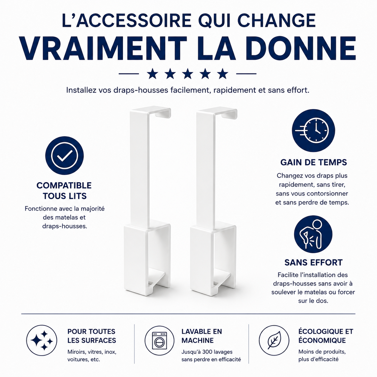 ClipClap - Enfile-couette révolutionnaire