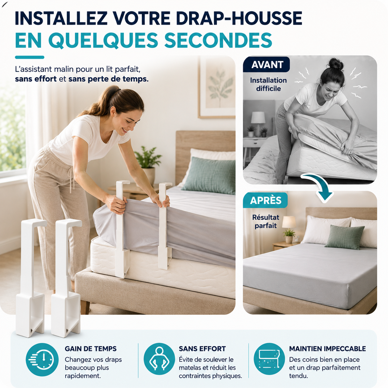 ClipClap - Enfile-couette révolutionnaire